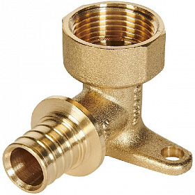 ROMMER Угольник настенный с креплением аксиальный 20x3/4"