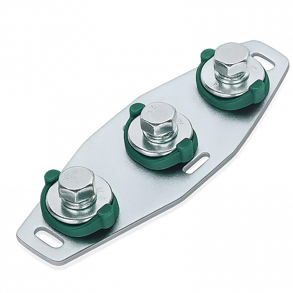 TIM Х-образный соединитель профиля, 3 монтажные гайки