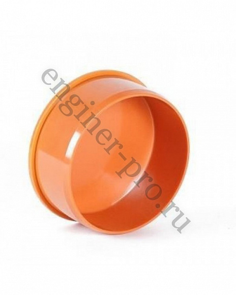 Заглушка наружная D 160 мм РЫЖАЯ