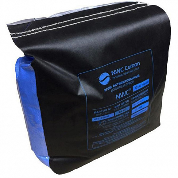 Уголь активированный NWC Carbon 12*40 (мешок 25 кг/50л) (1л.)