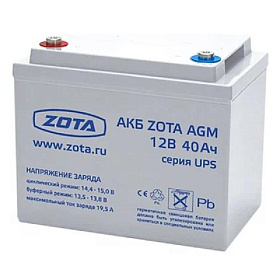 ZOTA Аккумуляторная батарея AGM 40-12