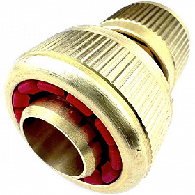 BOUTTE Соединение быстросъём. с аквастопом 1/2" (шланг 12 мм)