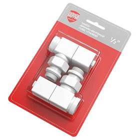 Royal Thermo CUBE Комплект дизайн-вентилей 1/2" угловой (хром)