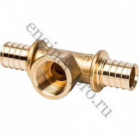 STOUT Тройник ВР 32x1" для труб из сшитого полиэтилена