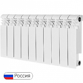 Биметаллический радиатор STOUT VEGA BM 350/100, 10 секций