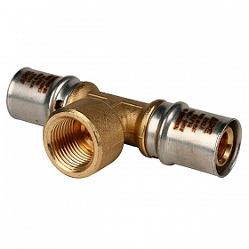 STOUT Пресс тройник ВР 20х1/2"x20 для металлопластиковых труб