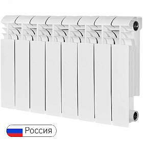 Биметаллический радиатор STOUT VEGA BM 350/100, 8 секций