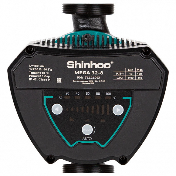 Насос циркуляционный Shinhoo MEGA S 32-8