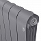 Радиатор биметалл. Royal Thermo Infinity BIANCO SILVER SATIN 500, 1  секция