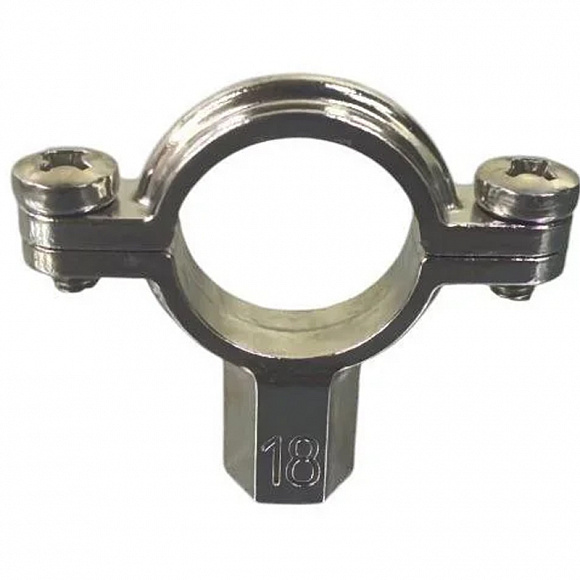 Хомут для фиксации НЕРЖ трубы D18