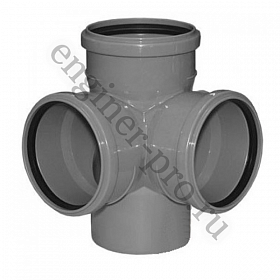 Крест ПП 2плоск. 110х110х110 87гр., РТП