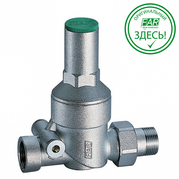 FAR Редуктор давления без манометра 1/2" ВР-НР (1-6 бар) FAR Редуктор давления без манометра 1/2" ВР-НР (1-6 бар)