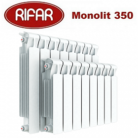 Биметаллический радиатор Rifar Monolit 350/100, 8 секций
