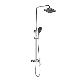 Душевая система, тропический душ, VALFEX Arcadia Сhrome (латунь)