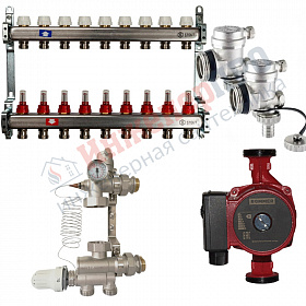 STOUT Комплект водяного теплого пола до 135 м2