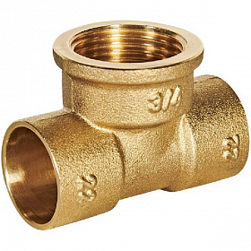 JINTIAN Тройник В-пайка 22х3/4" ВР