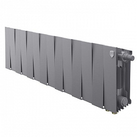 Биметаллический радиатор Royal Thermo Pianoforte SILVER SATIN 200, 14 секций (нижнее подключение)