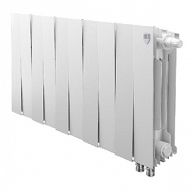 Биметаллический радиатор Royal Thermo Pianoforte BIANCO TRAFFICO 300, 10 секций (нижнее подключение)