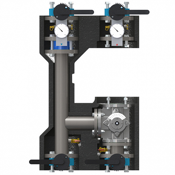 ELSEN Насосная группа со смесителем DN 65, фланцевая (без насоса)