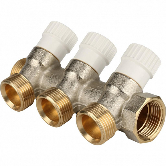 SMB 6851 343403 STOUT Коллектор распределительный 3/4", 3 отвода 3/4"ЕК SMB 6851 343403 STOUT Коллектор распределительный 3/4", 3 отвода 3/4"ЕК