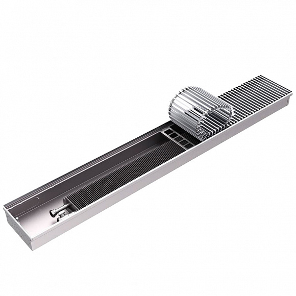 Rommer Конвектор внутрипольный RCN3 100х300х1100 (естествен. конвекц.) с решеткой 