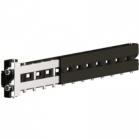 GIDRUSS Коллектор с гидрострелкой BMSS-80-7D(80 кВт, вх. 1 1/4", 6+1 вых. 1")